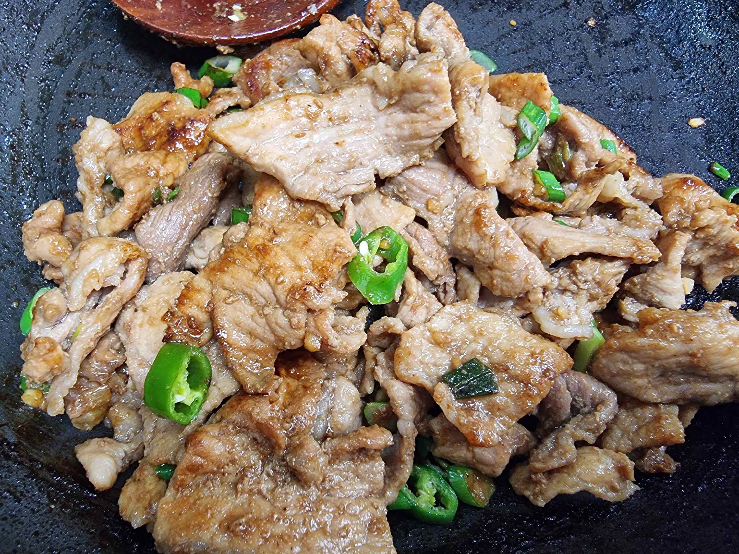 국물 없이 볶기