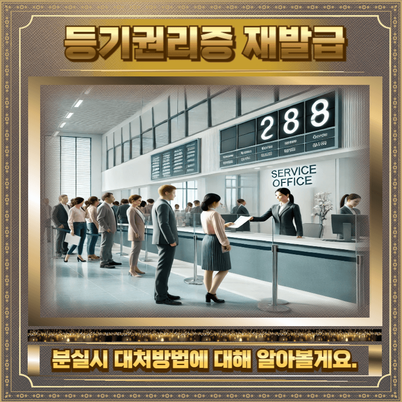 등기권리증 재발급