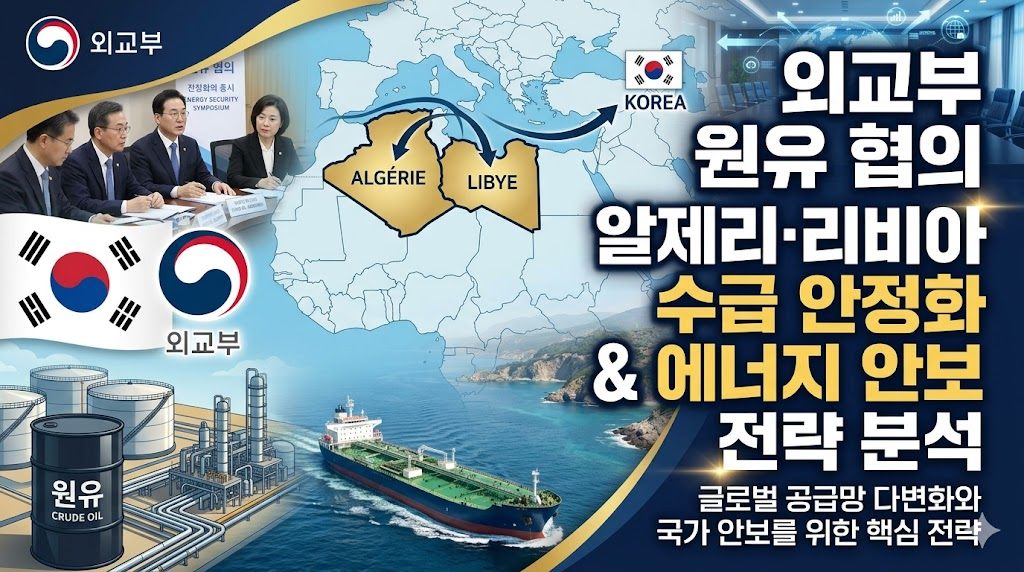 외교부 원유 협의: 알제리·리비아 원유 수급 안정화 및 에너지 안보 전략 분석