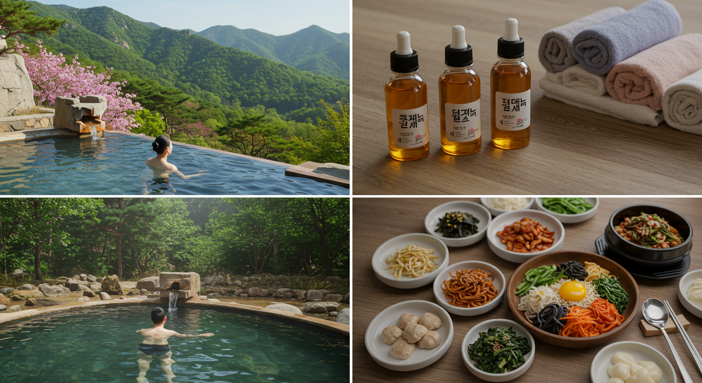 강원도 스파 여행의 다양한 즐거움: 자연 속 스파, 아로마 테라피, 건강한 식사