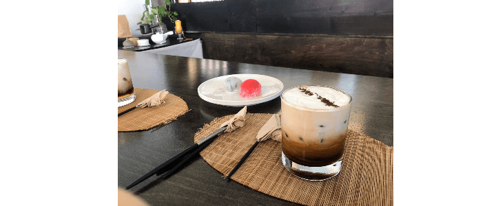 차담정-아인슈페너-찹쌀떡