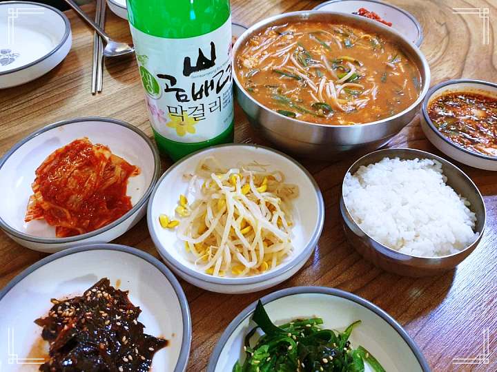 이만기 동네한바퀴 홍합 섭국 순두부 두부 구이 해장국 양양 소노호텔 솔비치 맛집 소개