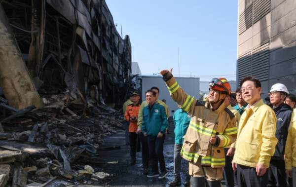 대전 문평동 안전공업 화재 이재명 대통령 현장 방문