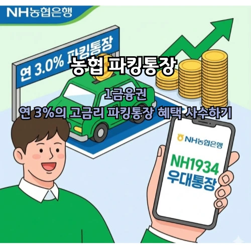 농협 파킹통장 ❘ 연 3.0% 혜택 사수하기: 잠자는 돈을 깨우는 고금리 비결