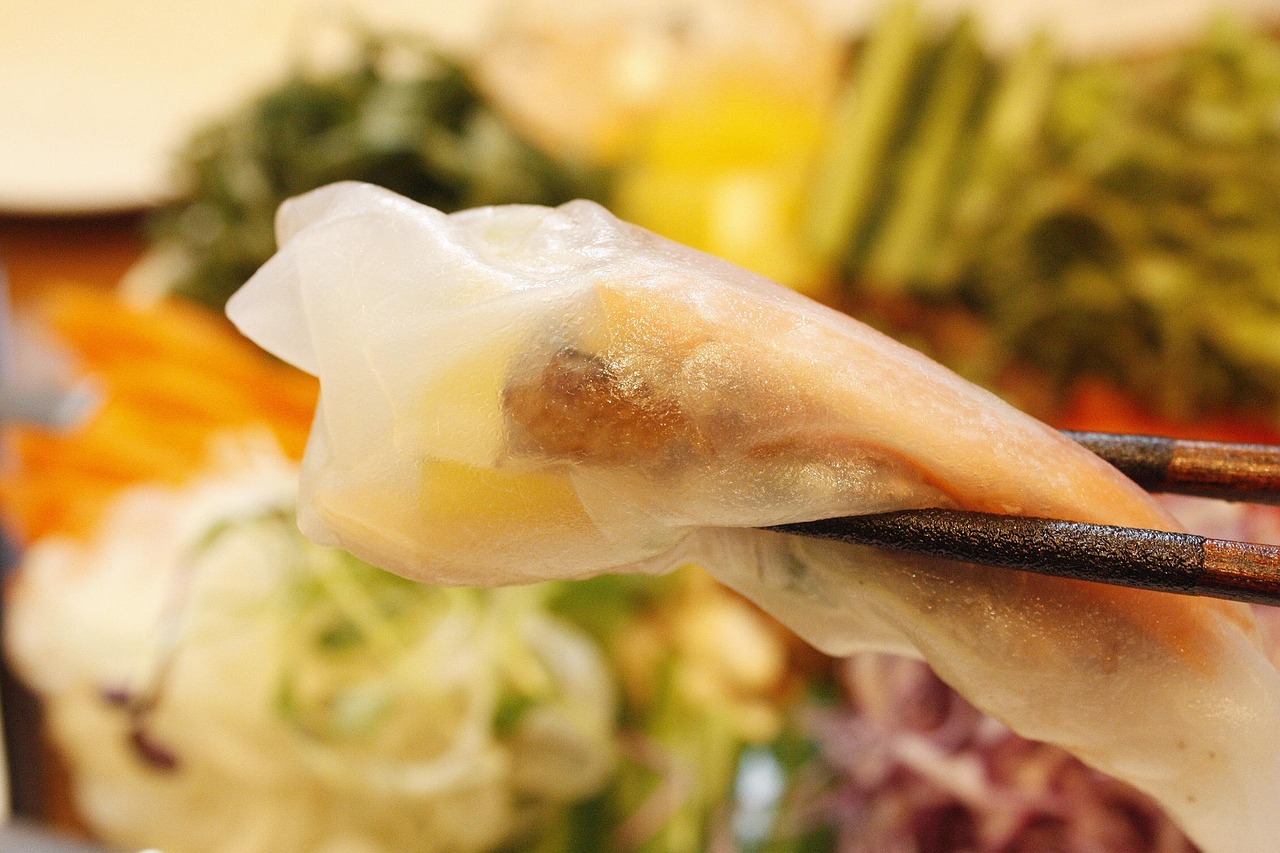 베트남 건강한 한 끼 월남쌈 사진