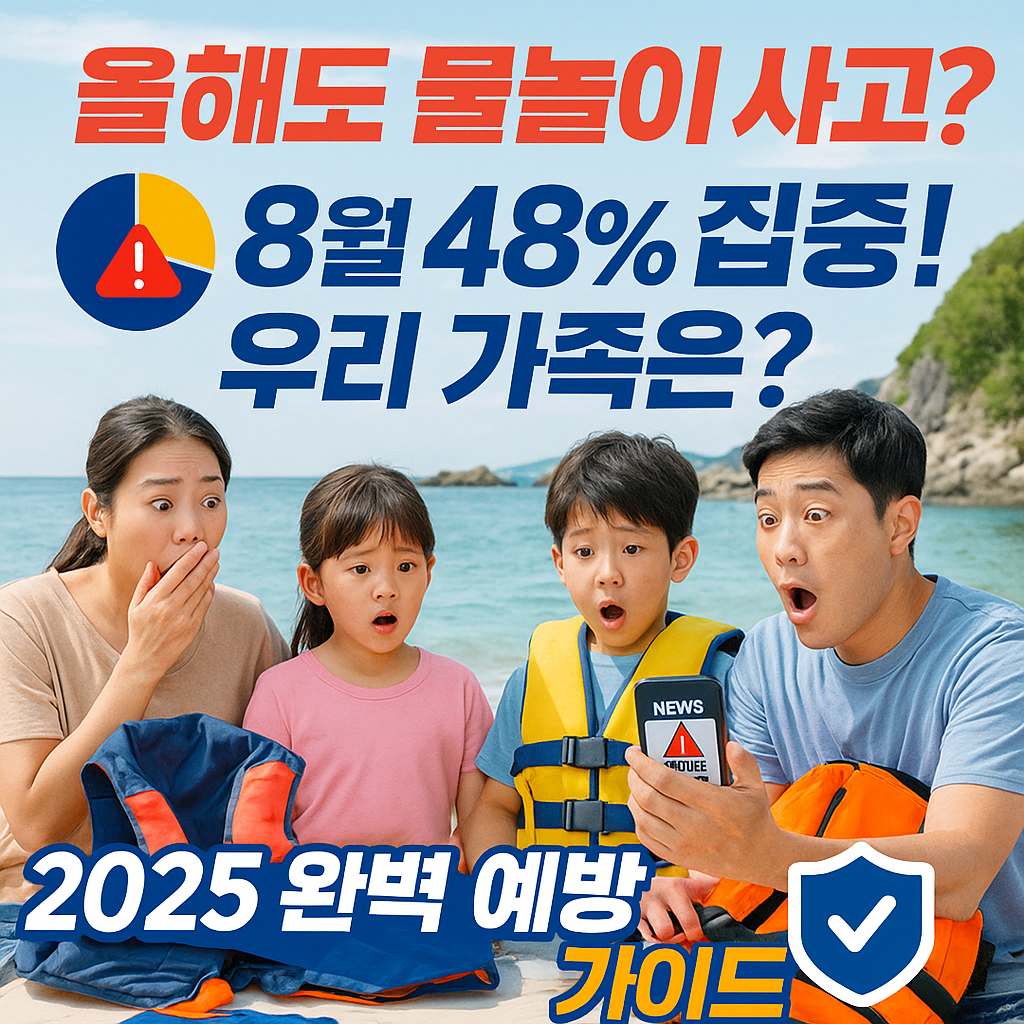 올해도 물놀이 사고? 2025 최신데이터 완벽 예방법