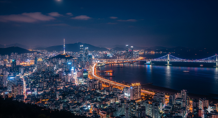 아름다운 부산의 야경