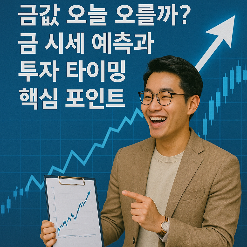 금 시세 예측과 투자 타이밍