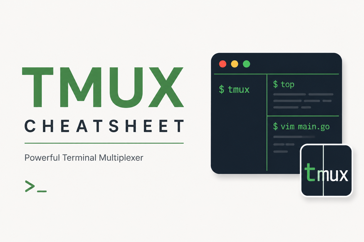 tmux cheatsheet