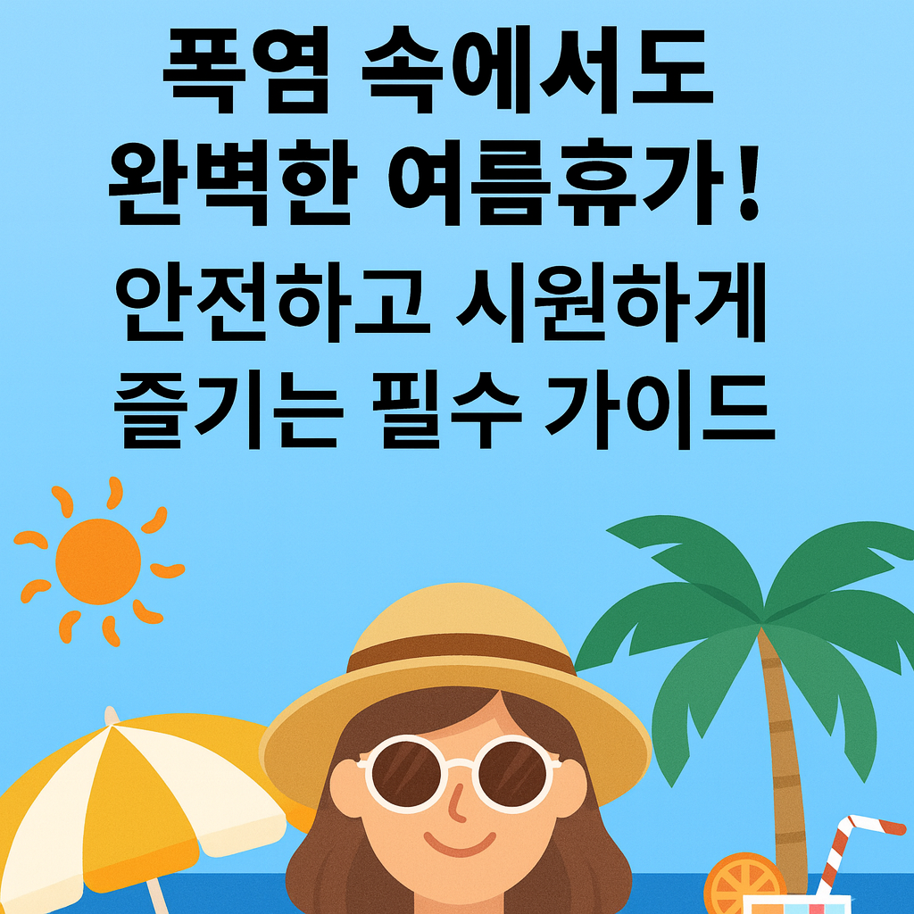 폭염 속에서도 완벽한 여름휴가!