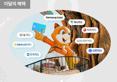 이번달 제휴카드 할인 설명 사진