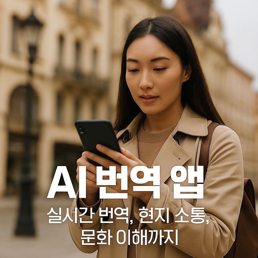 AI 번역 앱 &ndash; 실시간 번역, 현지 소통, 문화 이해까지