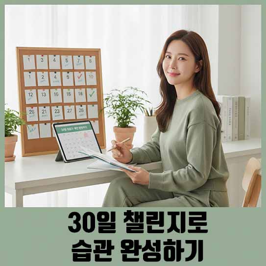 습관 만들기, 30일 챌린지, 습관 형성, 자기계발, 목표 달성, 좋은 습관, 라이프스타일 변화, 습관, 미라클 모닝, 꾸준함의 힘