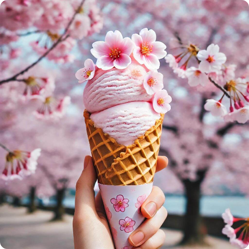 벚꽃 아이스크림