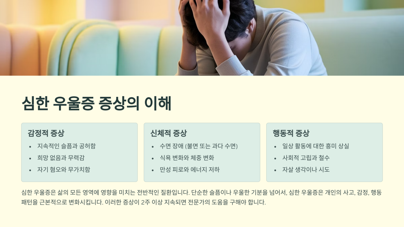 심한 우울증 증상 2