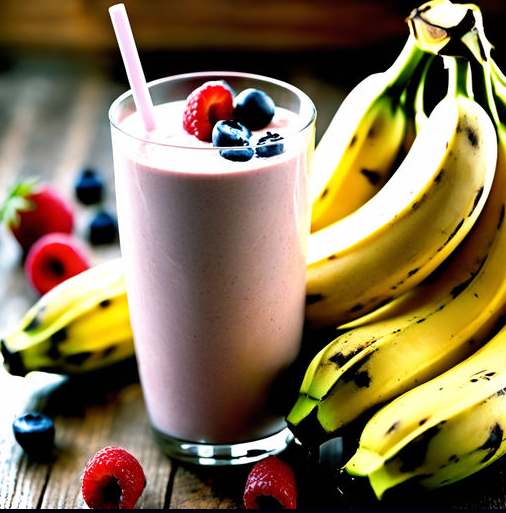 바나나로 만든 스무디