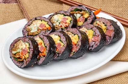쌀 종류 흑미-흑미 김밥