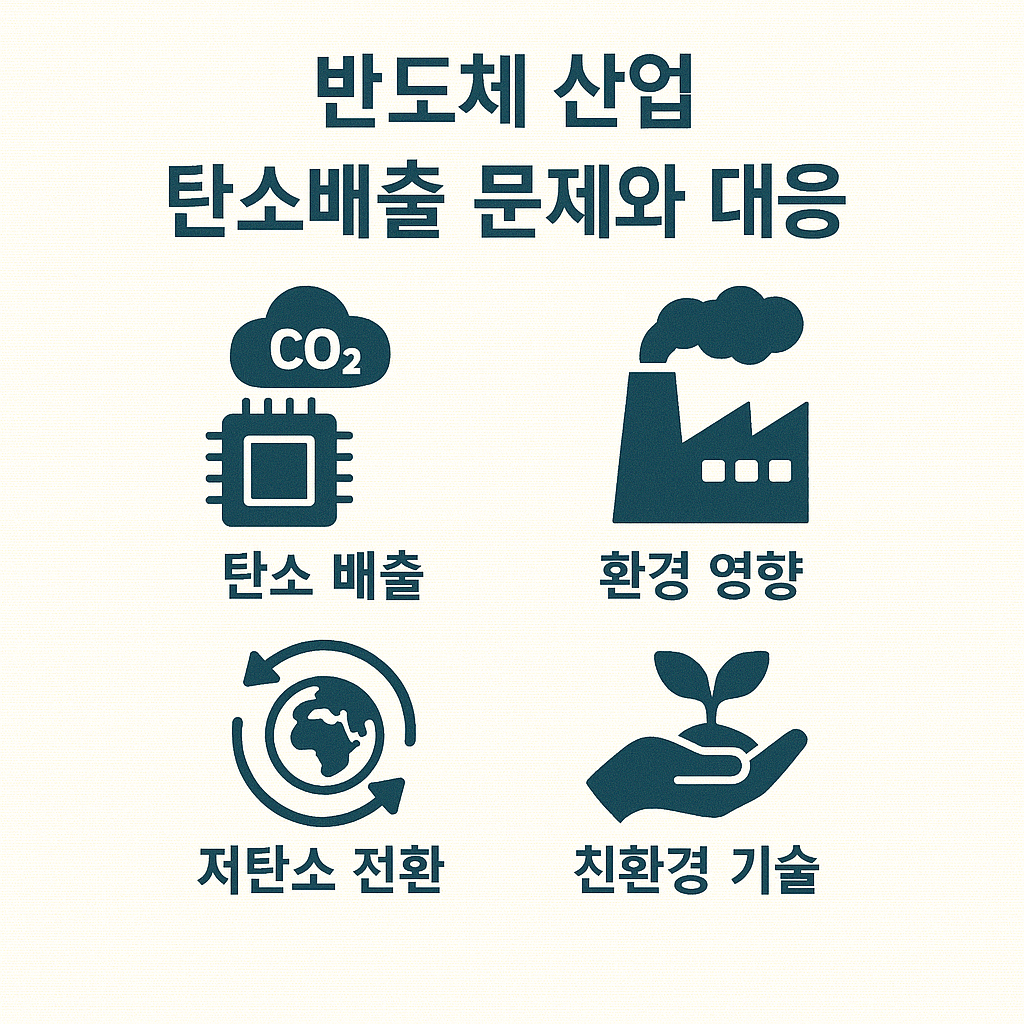 반도체 산업 탄소배출 문제와 대응 관련 사진