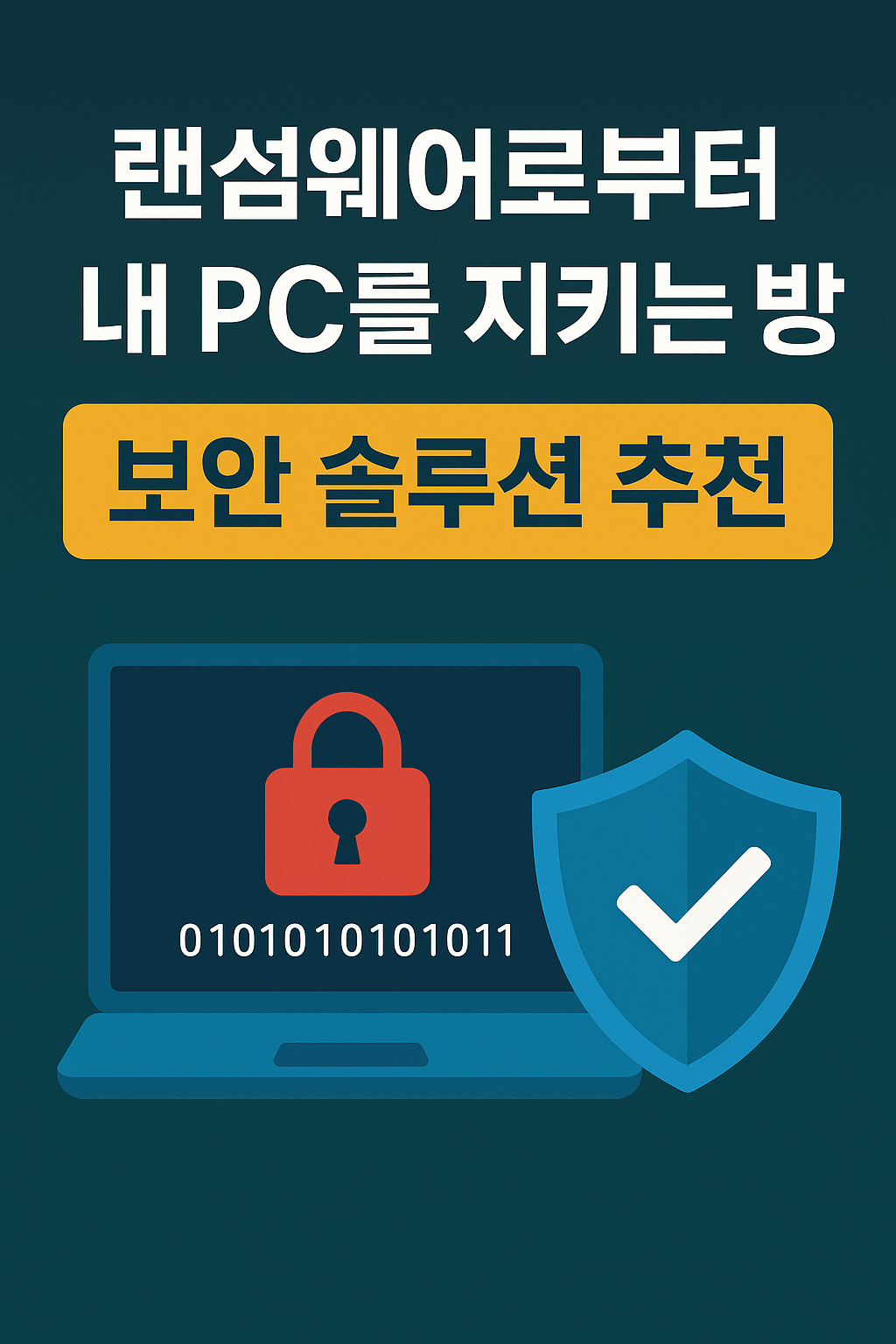 랜섬웨어로부터 내 PC를 지키는 방법 – 보안 솔루션 추천