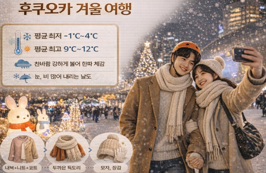 후쿠오카 겨울 여행 관련 사진