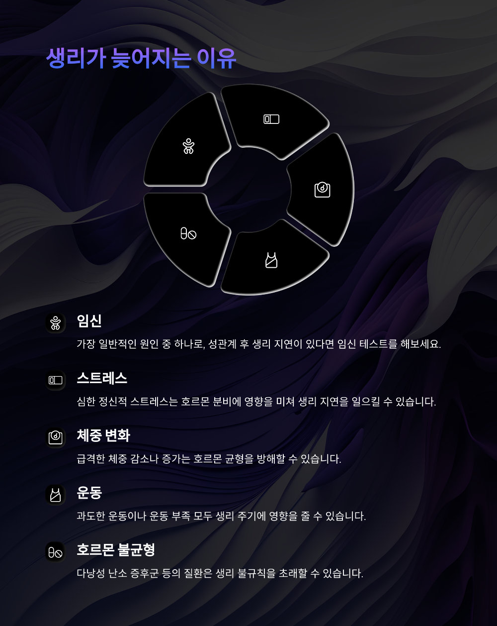 생리 주기 계산 안하면 생리 늦어지는 이유 몰라요! 초간단 체크법