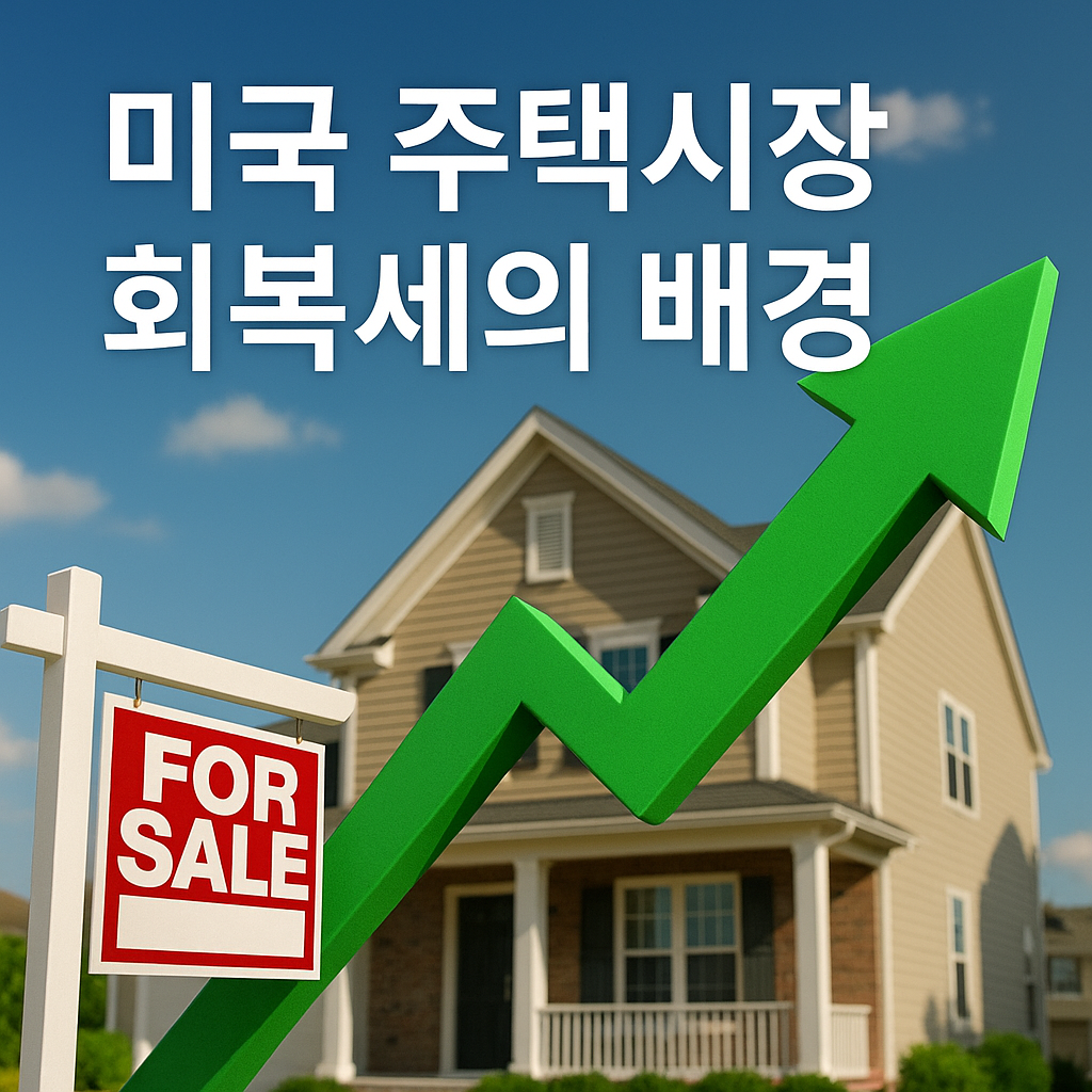 미국 주택시장 회복세의 배경
