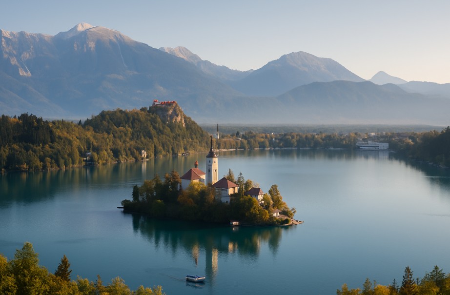 슬로베니아 여행, 블레드호수 전경