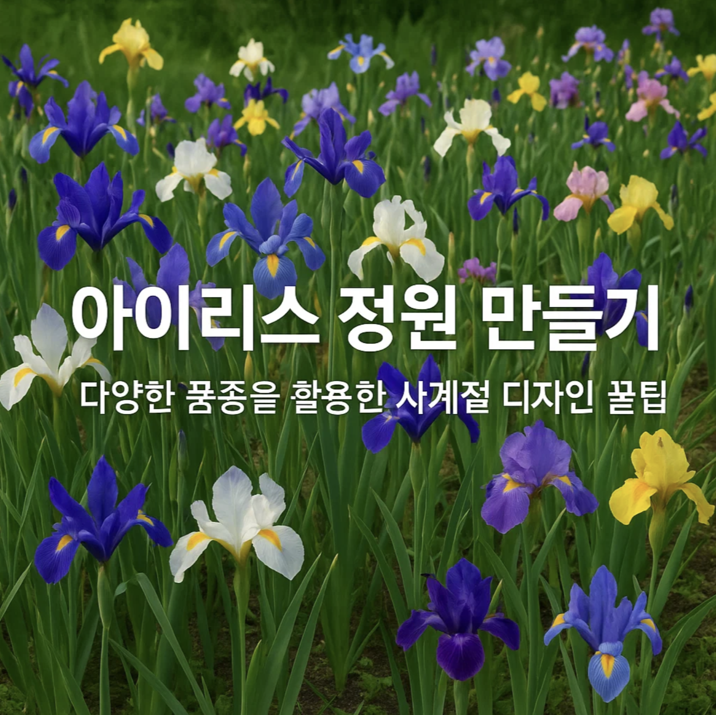 아이리스 정원 만들기, 다양한 품종을 활용한 사계절 디자인 꿀팁