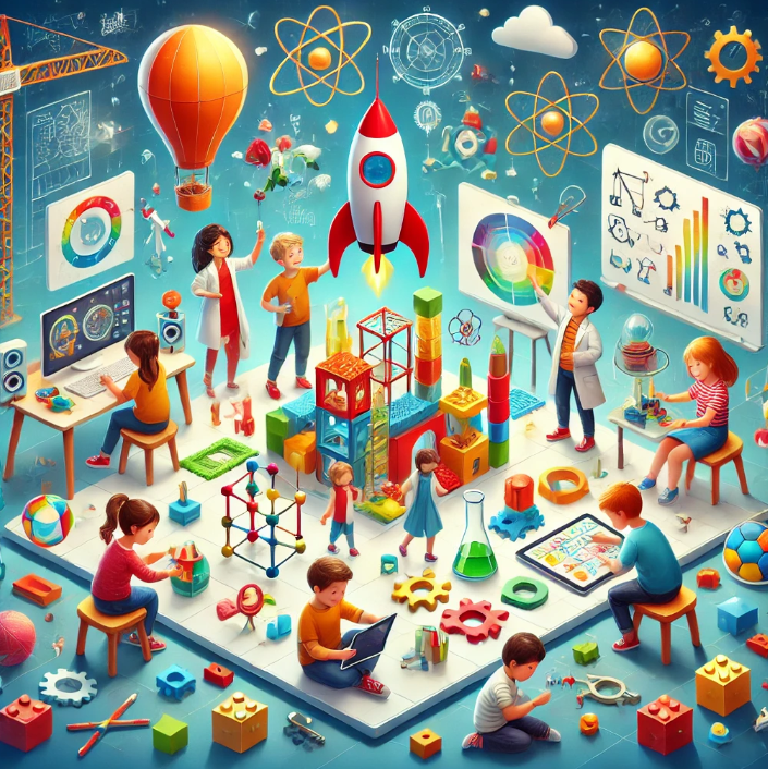 STEAM 교육 그림 상상도 예시
