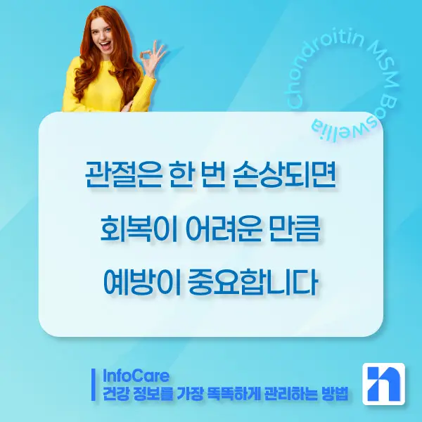콘드로이친&amp;#44; MSM&amp;#44; 보스웰리아 조합 효능