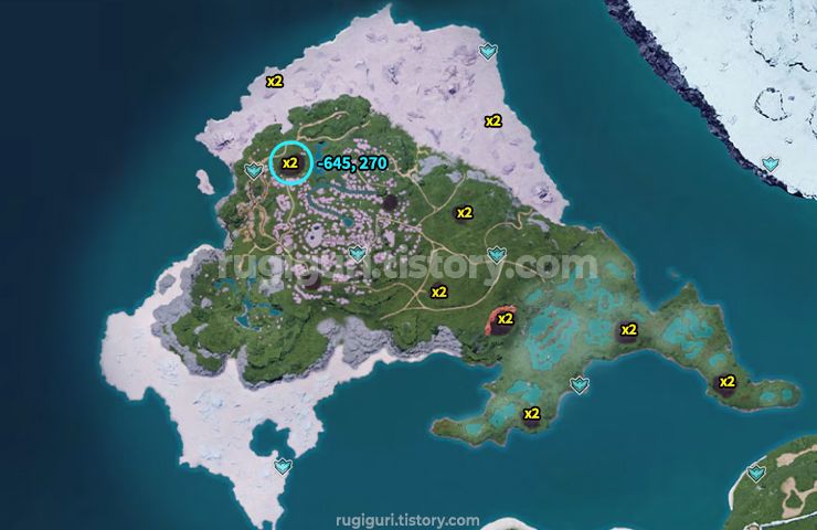 팰월드 원유 위치