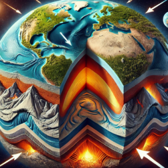 지구 내부의 모습