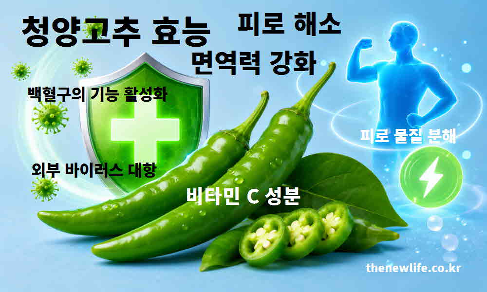 청양고추 효능 면역력 강화 피로 해소