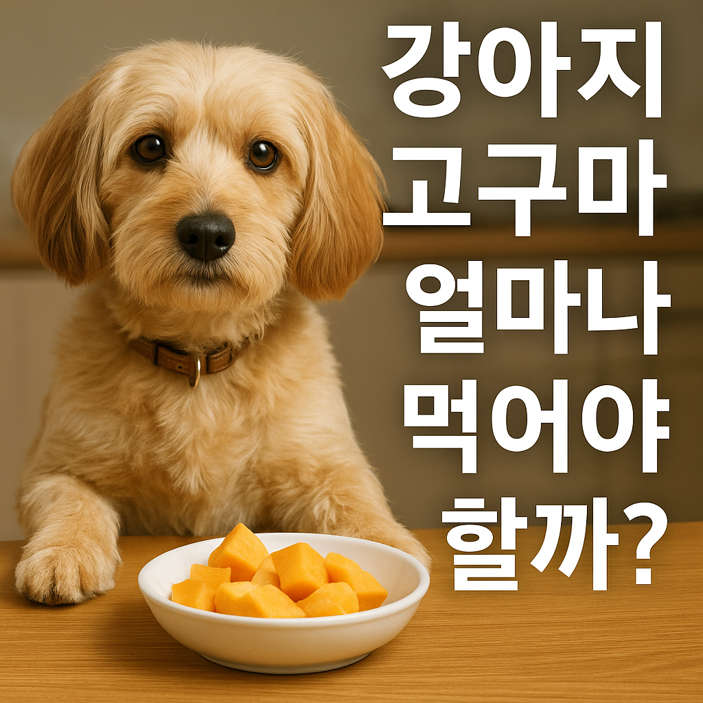 강아지 고구마 얼마나 먹어야 할까? 실사이미지