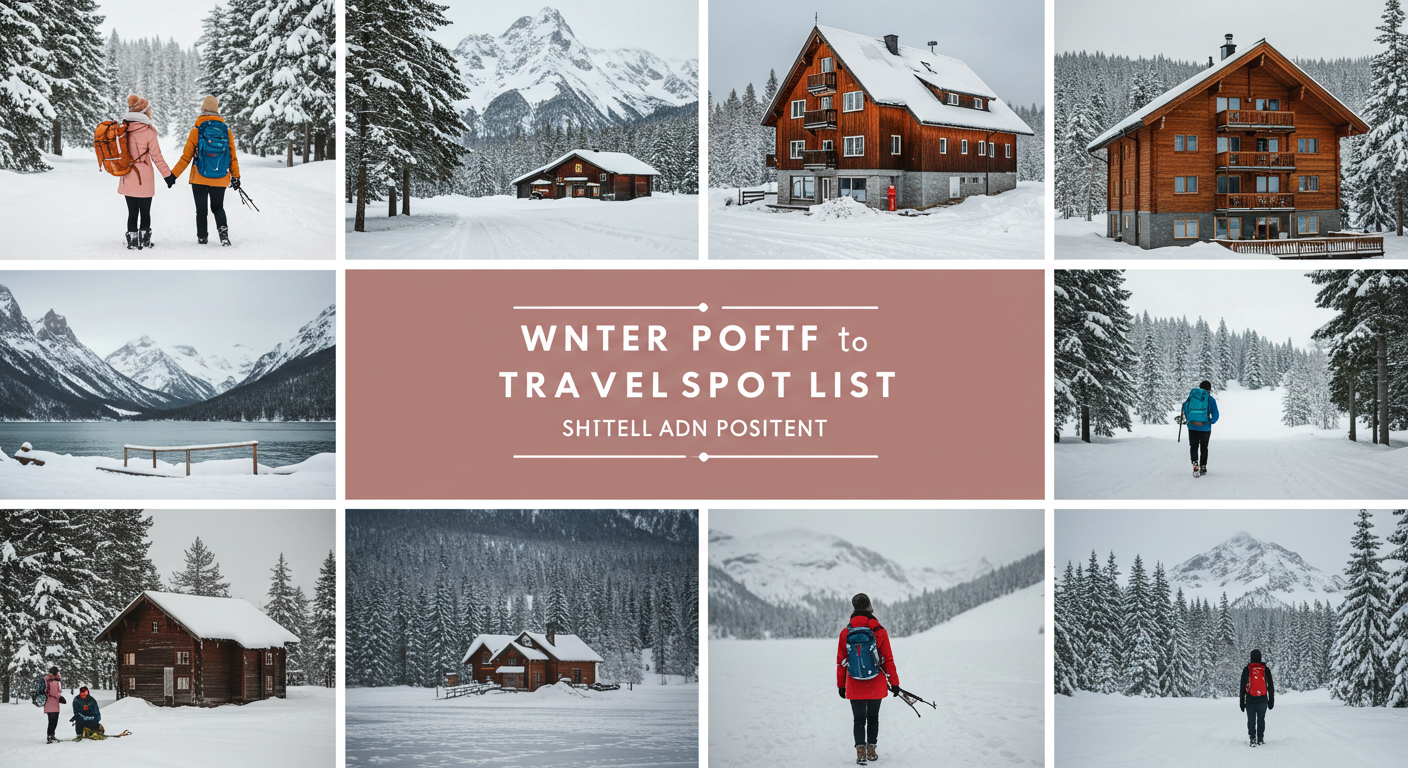2025 겨울 여행지 리스트