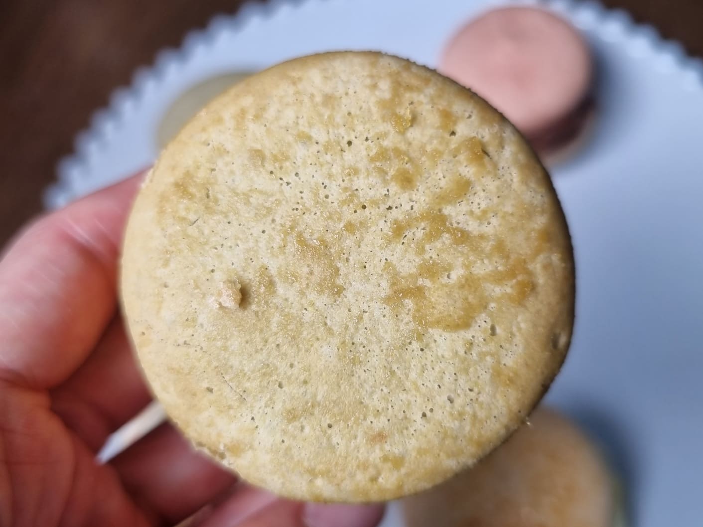 황치즈 마카롱 항공샷