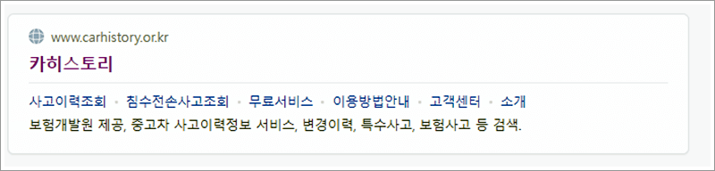 네이버 포털 검색 카히스토리