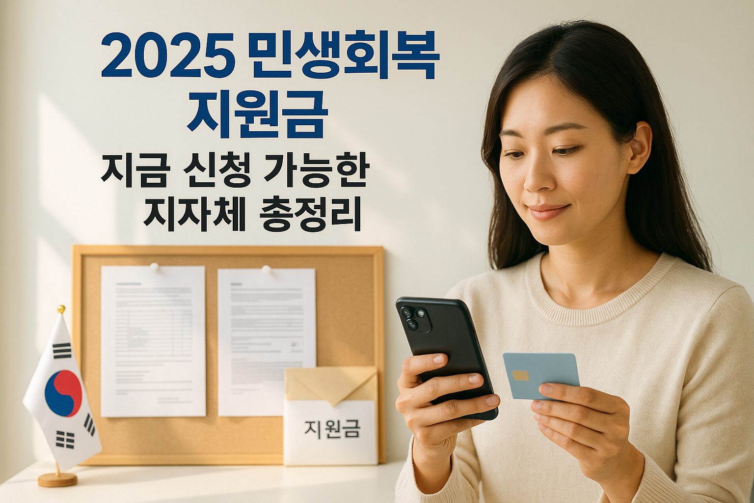 2025 민생회복지원금, 지금 바로 신청 가능한 지자체 총정리