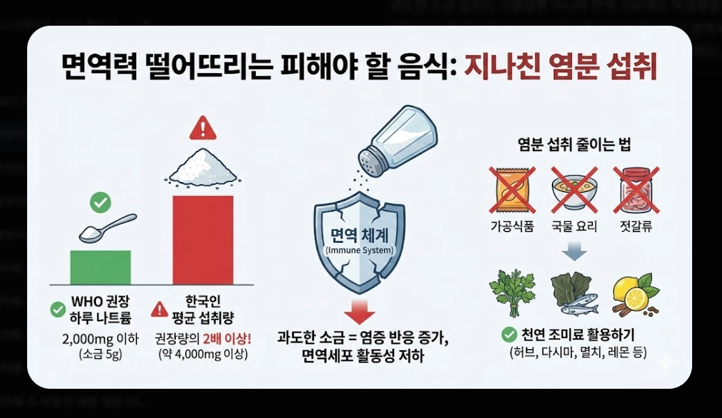 면역력 높이는 음식 베스트 10 [2026년판] 강화 식품 섭취법 및 생활 습관 총정리