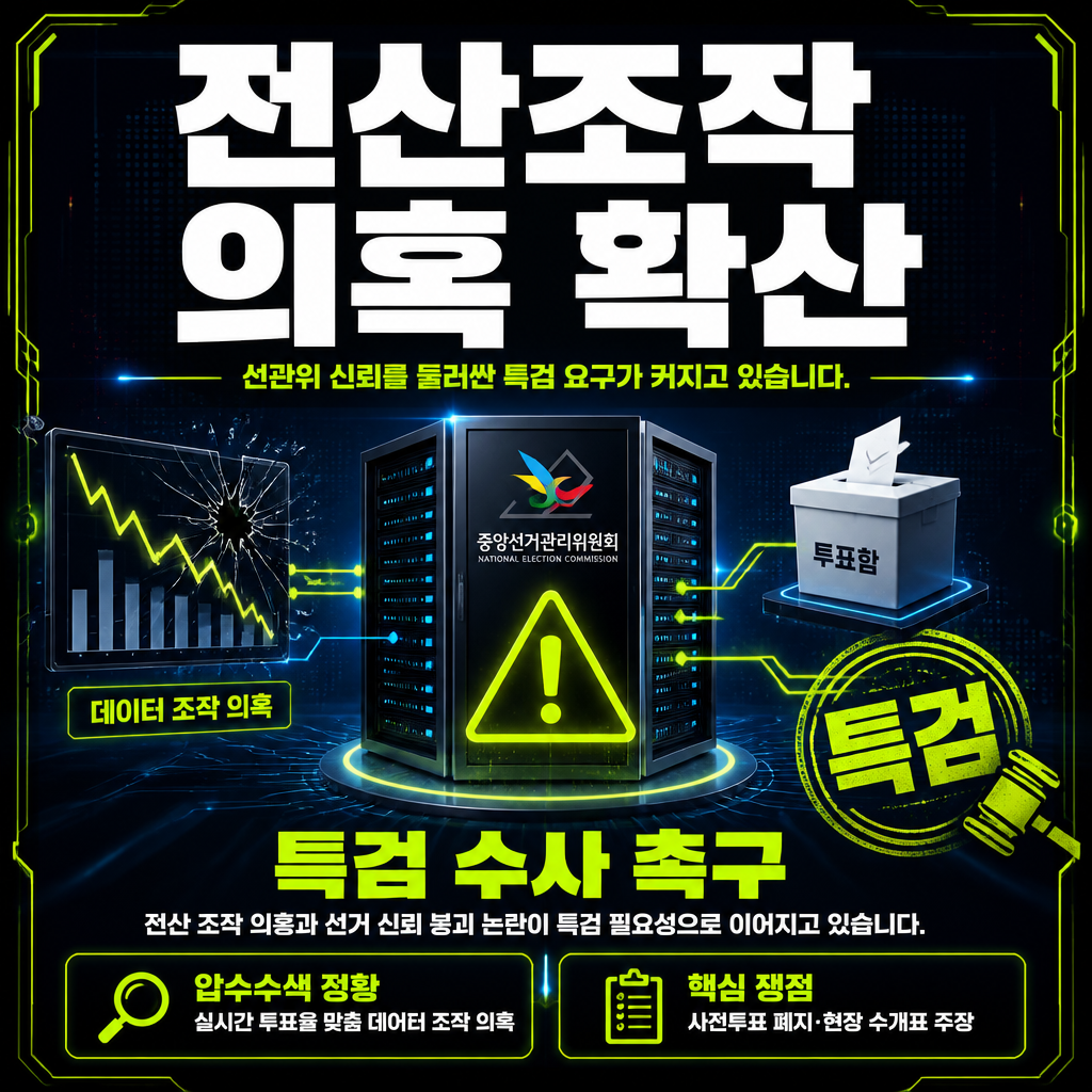 전산조작 의혹 확산