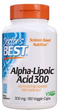 Doctor&#39;s Best 미국직배송 닥터베스트 알파리포산 300mg 180캡슐 정품&#44; 180정&#44; 1개