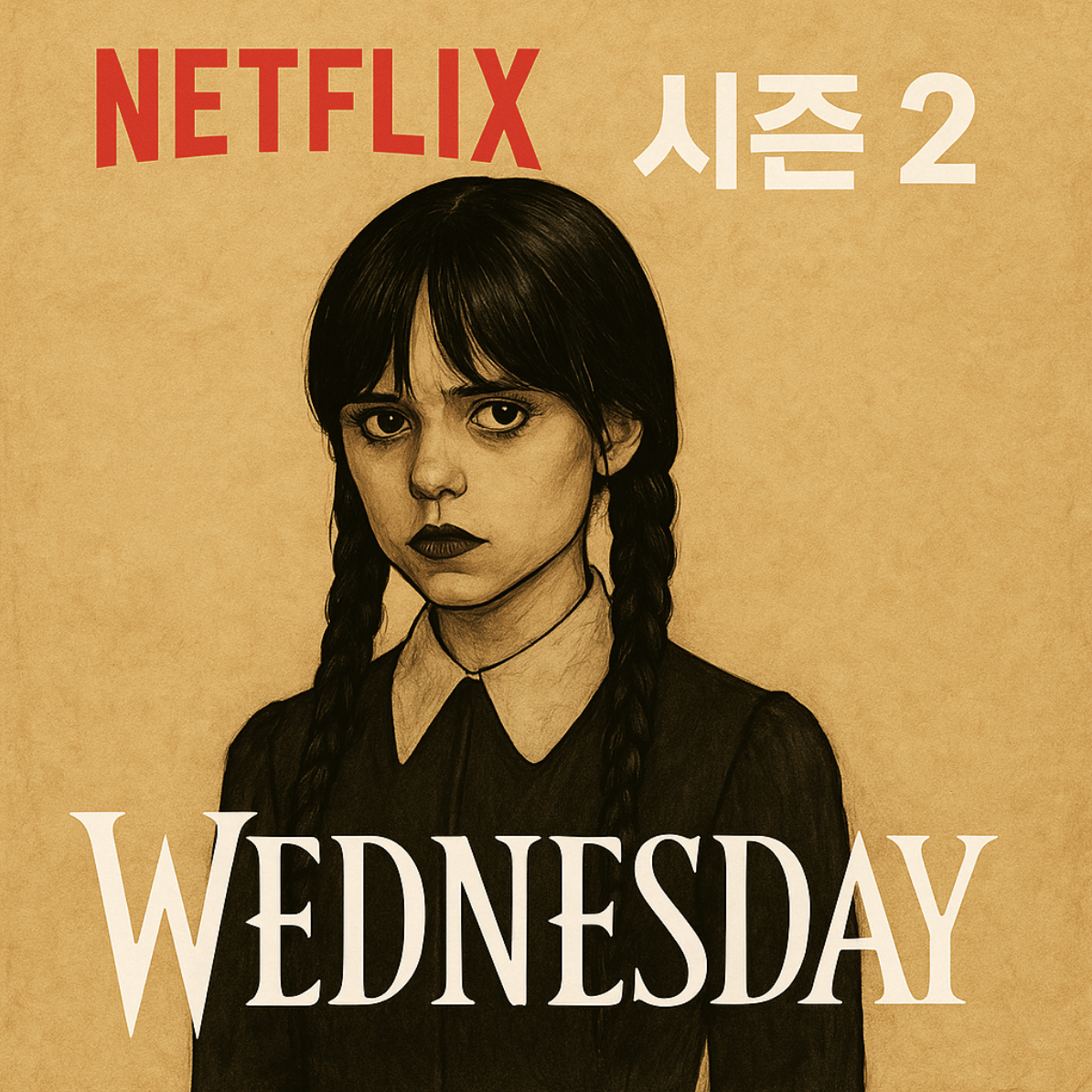 넷플릭스 웬즈데이 시즌2 포스터