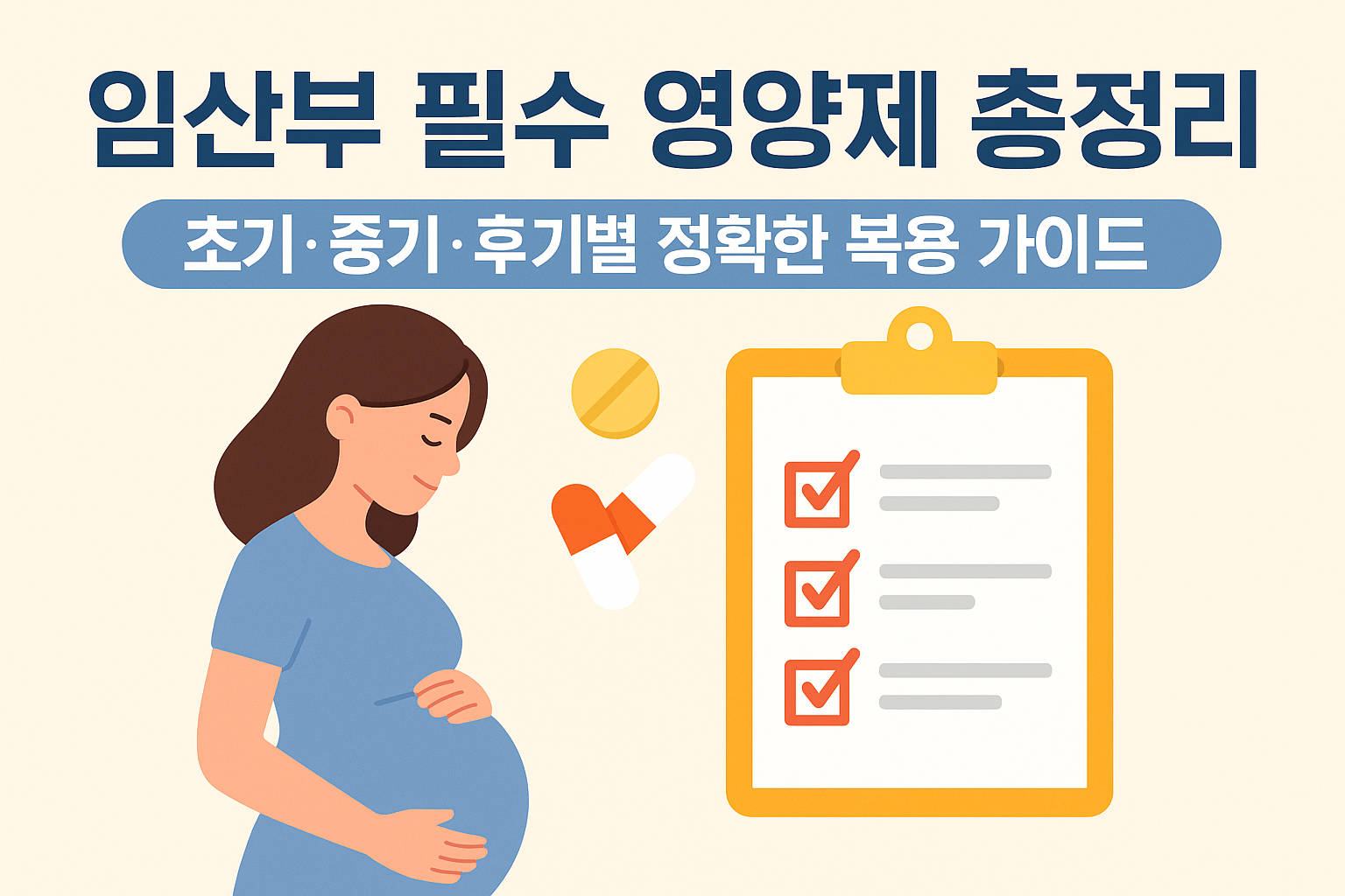 임산부 필수 영양제 총정리 썸네일