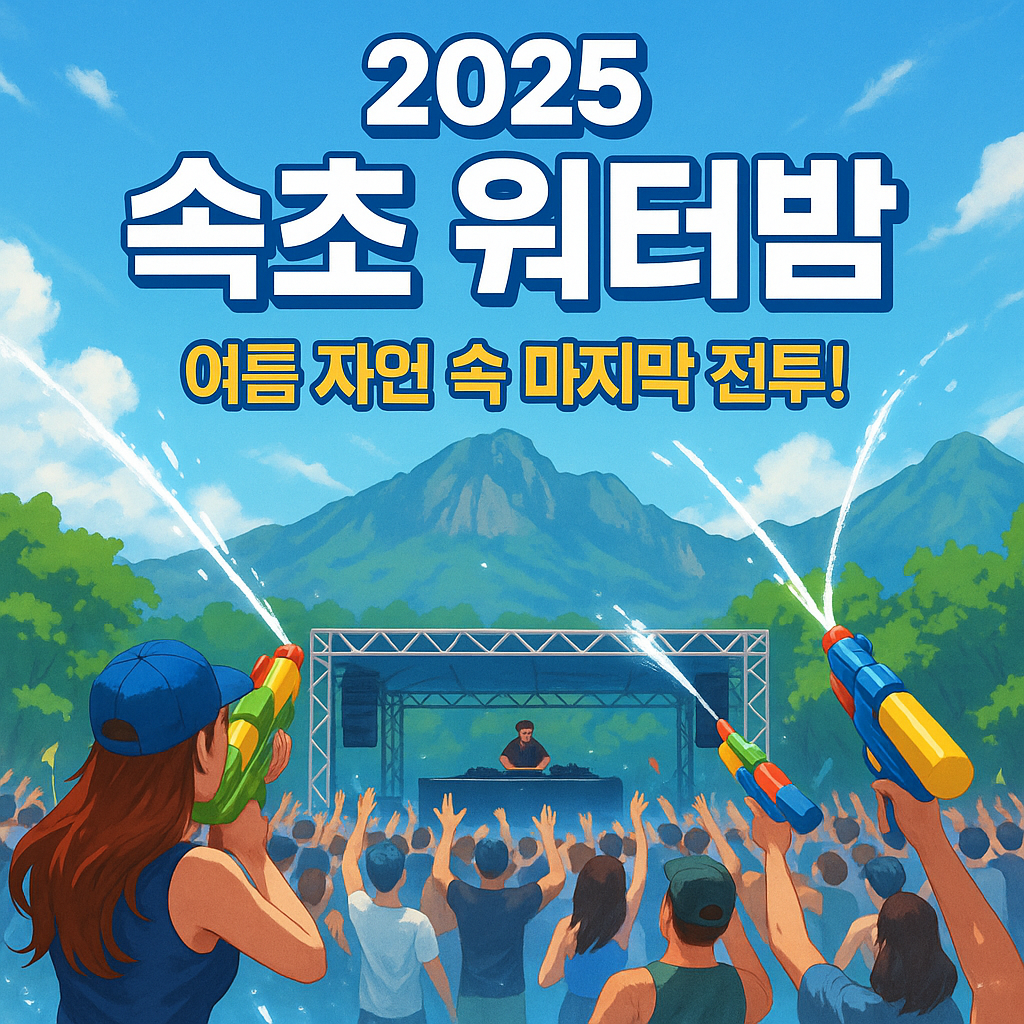 2025 속초 원터밤 관련 사진 자료