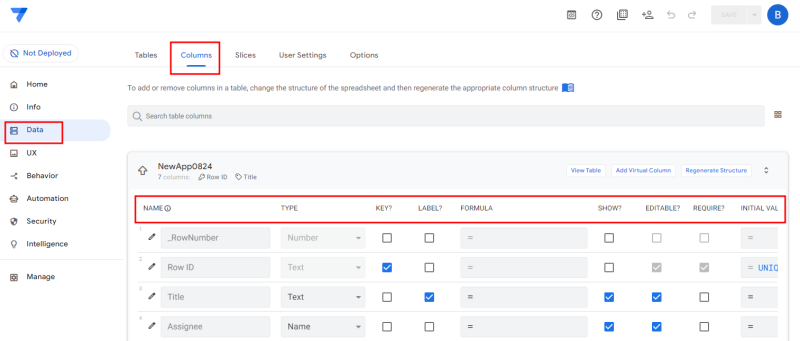 앱시트_AppSheet_데이터_칼럼