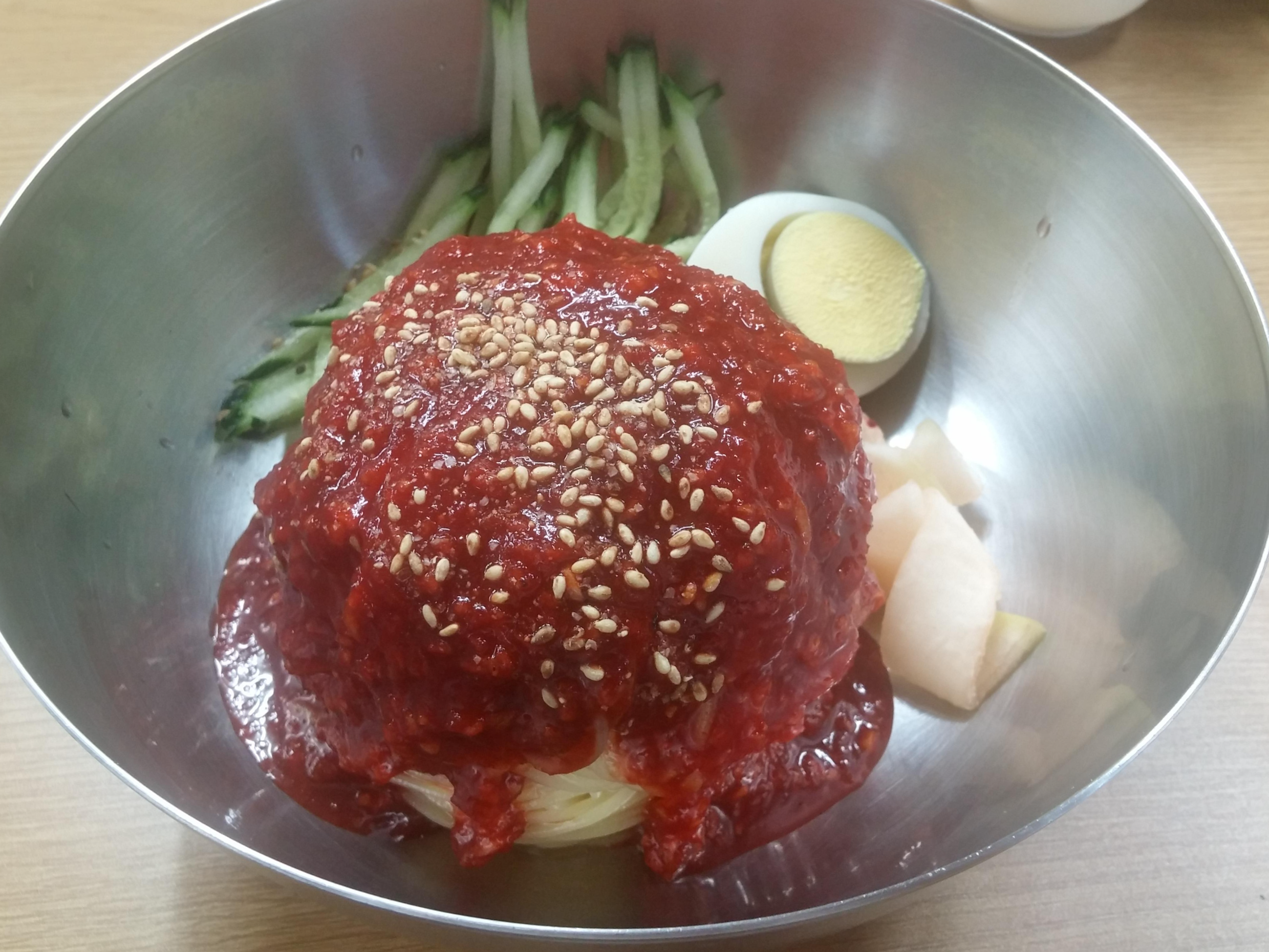 수정동 장수밀면 부산밀면로드