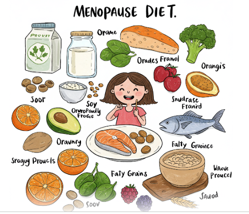 갱년기에 좋은 음식들