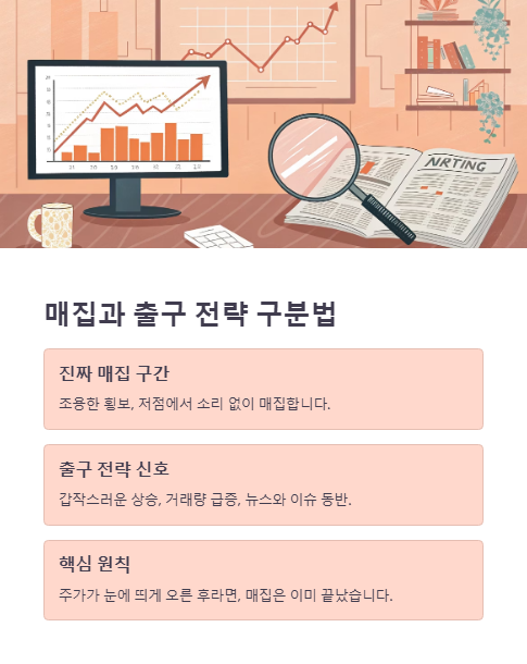 매집과 출구 전략 구분법