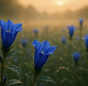 용담꽃 개화 시기, 언제부터 아름다운 보랏빛 꽃을 피울까?