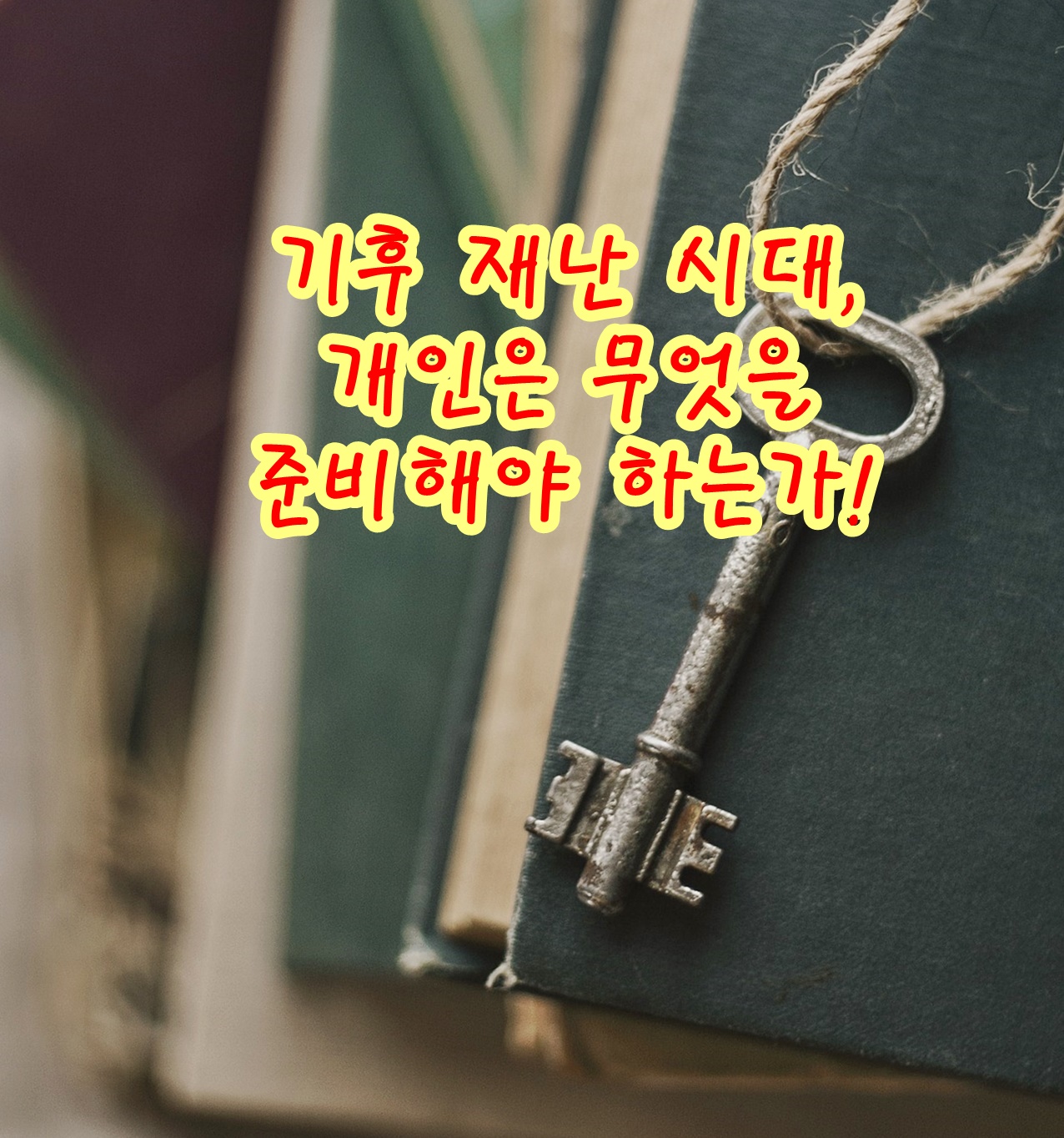 기후 재난 시대, 개인은 무엇을 준비해야 하는가!